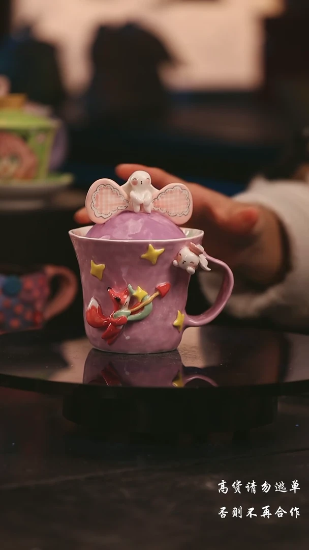 陶瓷景德镇可爱设计师款陶瓷