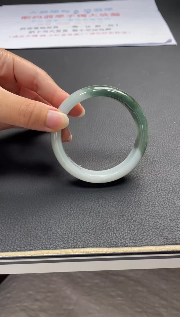 未镶嵌手镯翡翠27#天然缅甸A货翡翠手镯55-57圈口