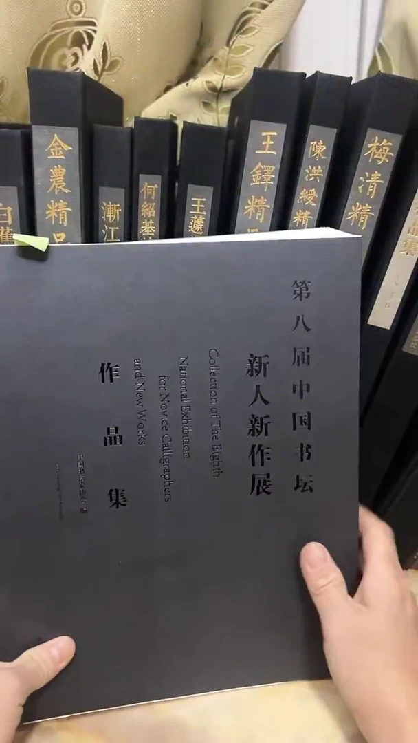 第八届中国书坛新人新作展作品集库位19-1 库位B42-1