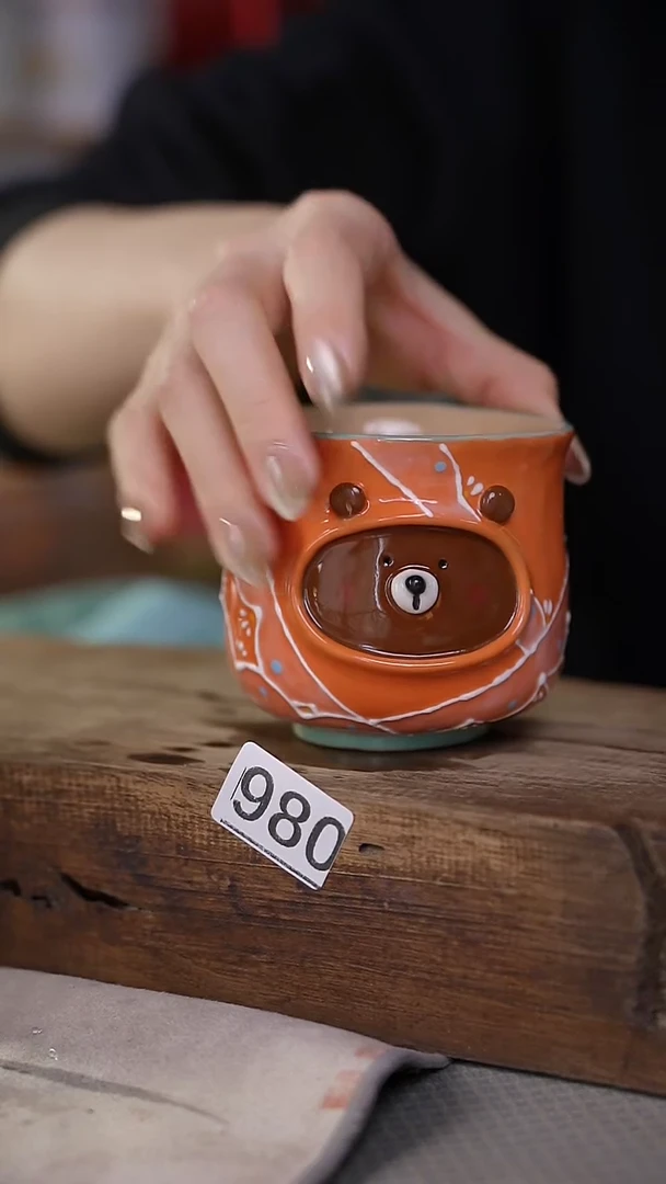 【闪购商品】瓷片手绘·杯/设计师 xudu 款