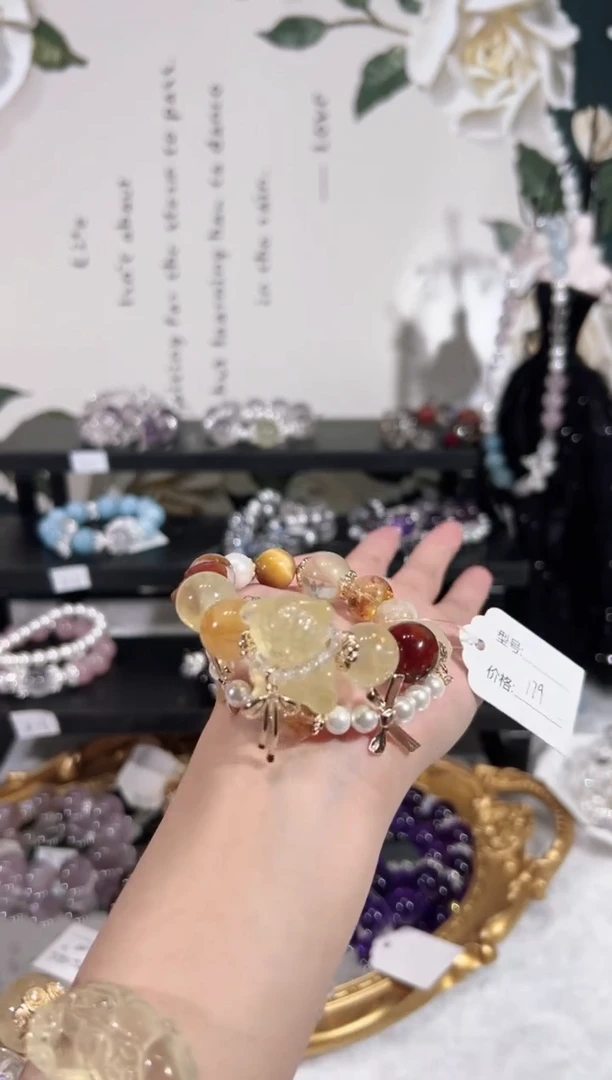 【闪购商品】水晶手链未镶嵌天然水晶多样性发货发起一