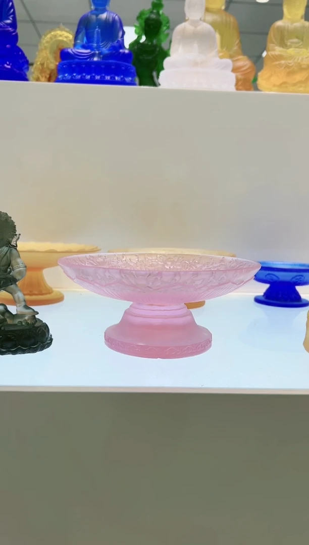 【闪购商品】茶宠古法琉璃供盘