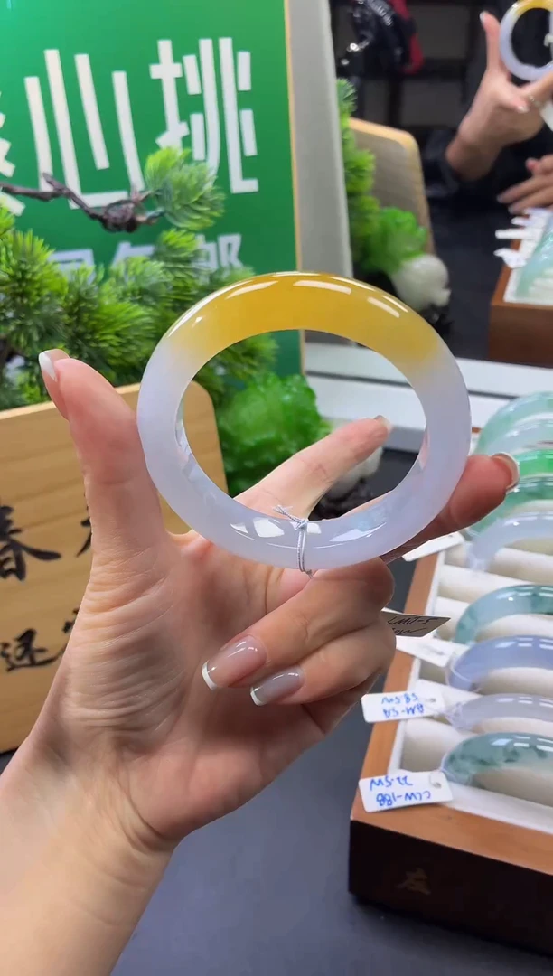 未镶嵌手镯翡翠,全款30W，定金2W