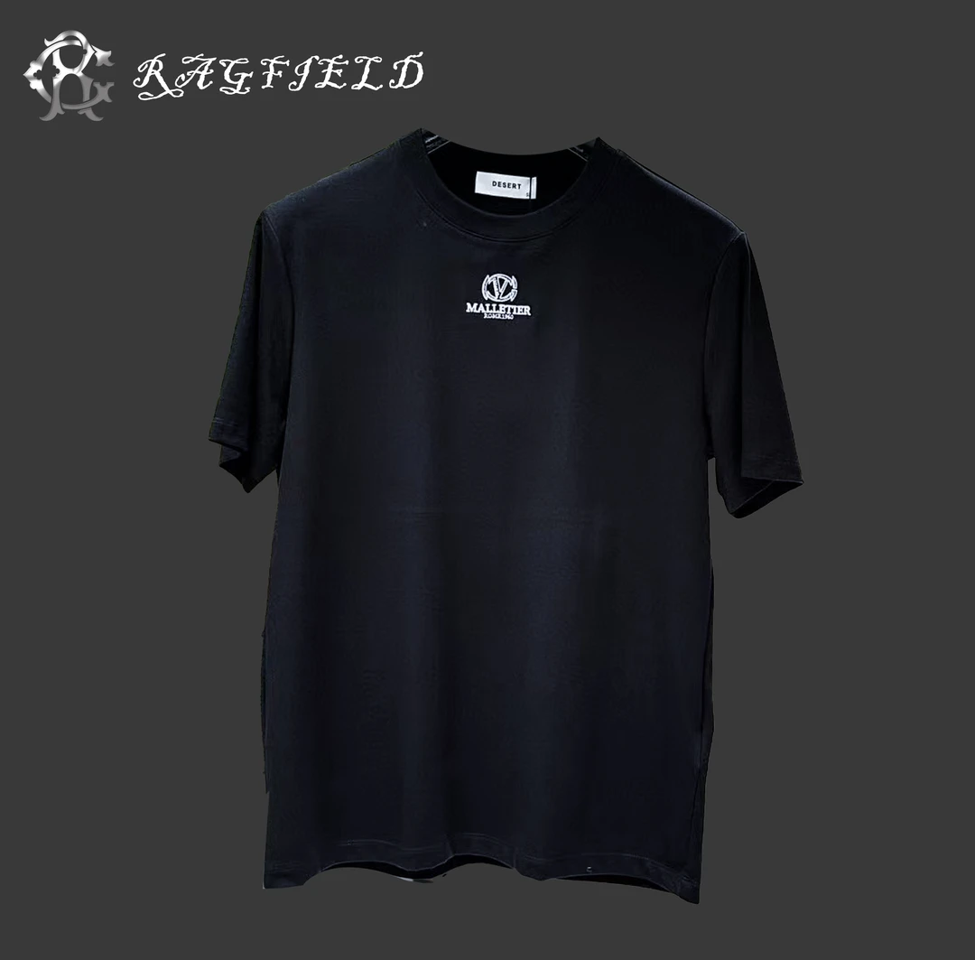 新春上新 胸前小logo刺绣工艺 立体直喷图案 男士圆领短袖25B9080