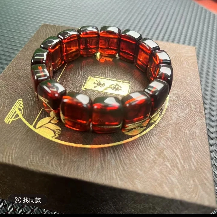 【正品补贴】高端精美血药珀手牌首饰