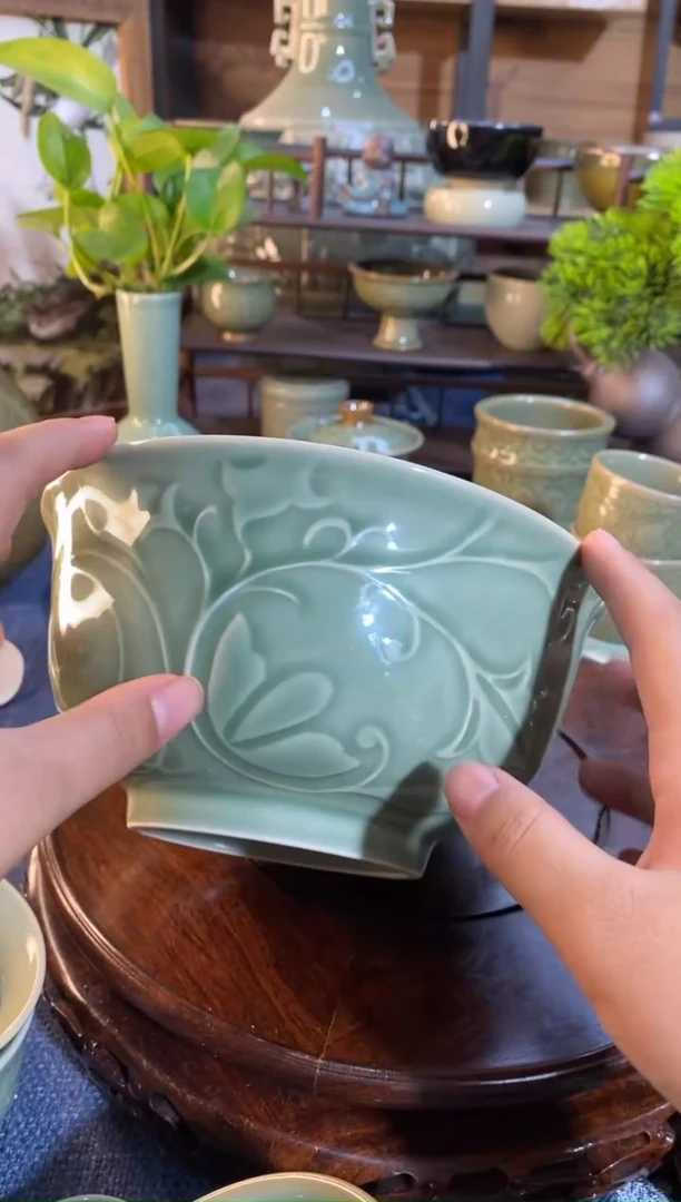 【闪购商品】7英寸玉兰碗【b000027】两个微瑕