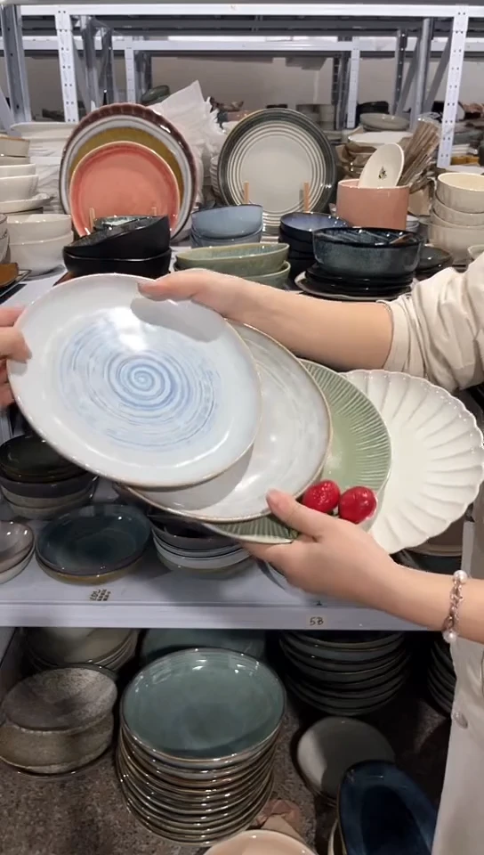 【闪购商品】瓷片外贸尾货瑕疵满20包邮X4 小盘组合