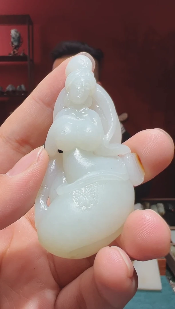 【闪购商品】和田玉吊坠(不含链)未镶嵌1