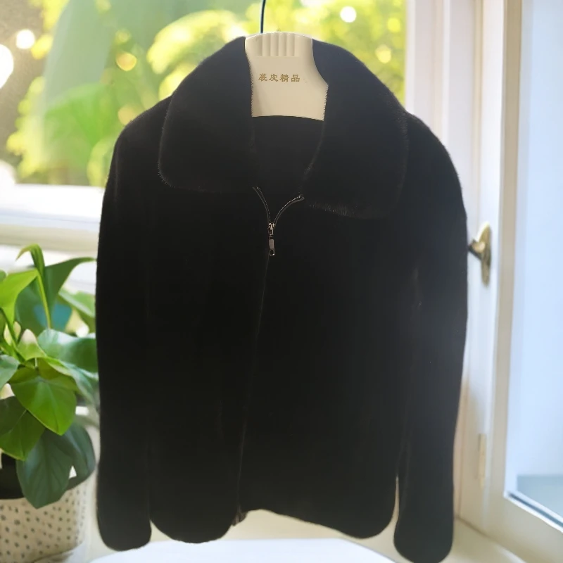 长袖方领通勤拉链帽上衣