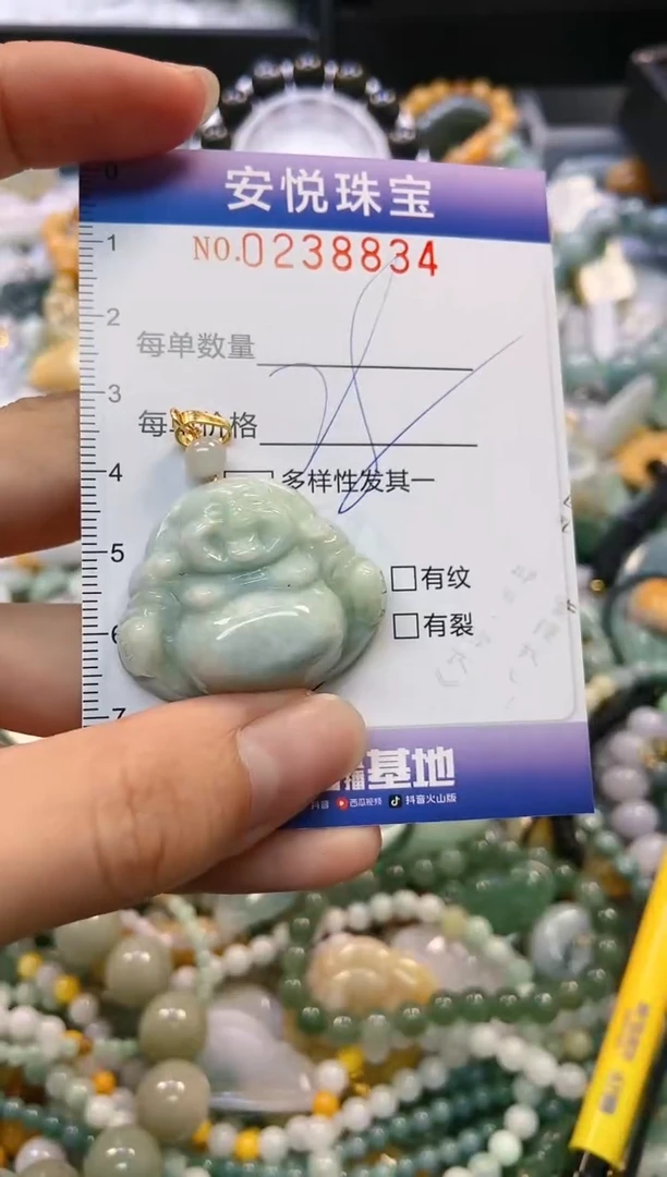 翡翠未镶嵌颈饰闪购0238834