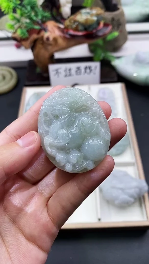 颈饰未镶嵌翡翠天然缅甸A货翡翠