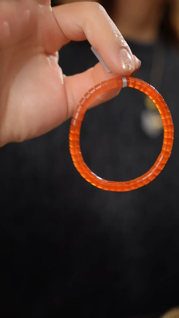 未镶嵌手链南红玛瑙南红直切珠单圈手串