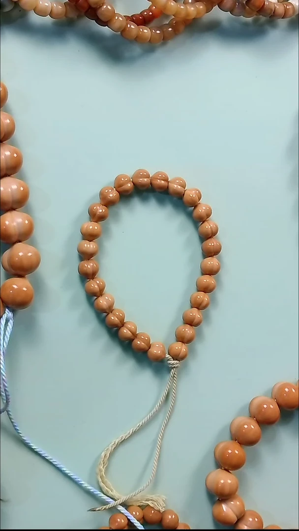 手串猴头核桃放漏-纯手工柯基屁桃9+微瑕（放漏款不退）