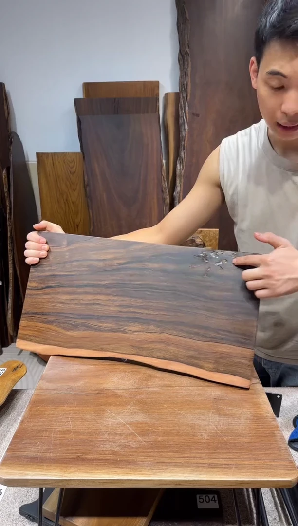 木所罗门大叶紫檀尺寸56*27*2.7编号858