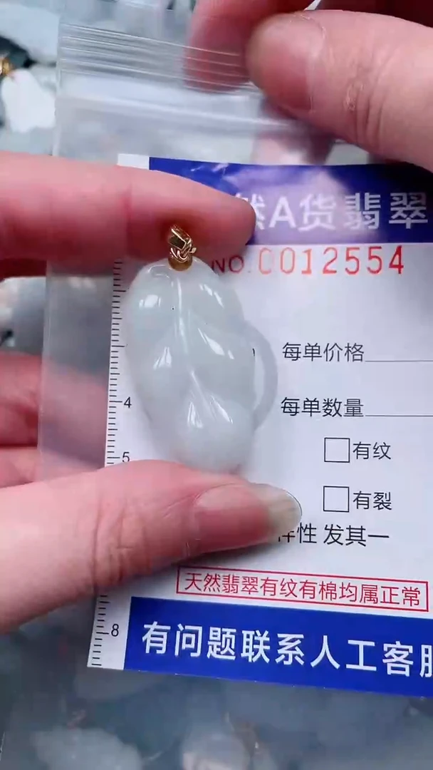 翡翠未镶嵌吊坠(不含链)1
