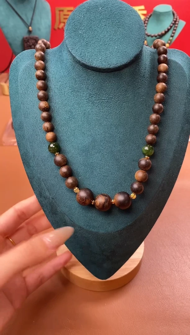 【闪购商品】沉香手串Y沉水芽庄黄棋楠瘤疤+芽庄白棋楠设计