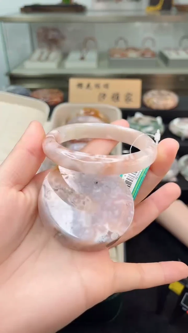 未镶嵌手镯石英质玉56圈口（赠品镯心）3039642