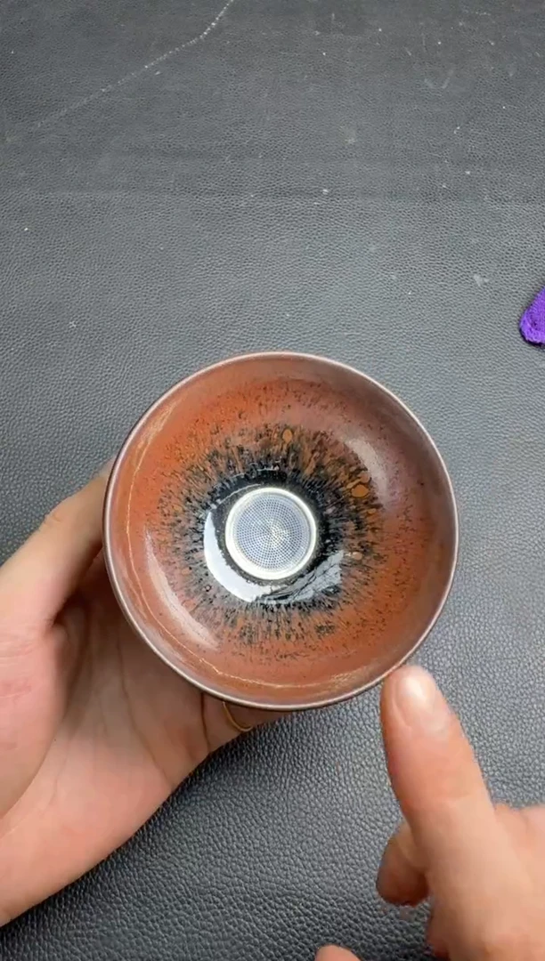 茶盏严柳忠龙窑柴烧茶漏179