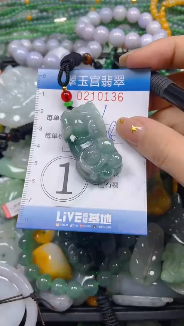 颈饰未镶嵌翡翠闪购C0210136
