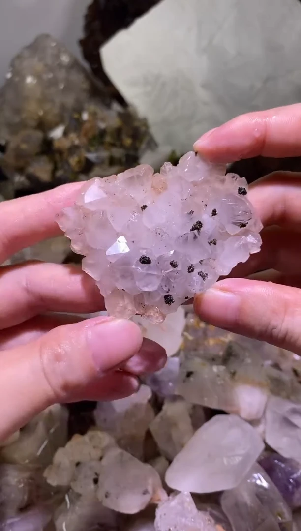 未镶嵌珠宝半成品水晶58号四川超七花园水晶