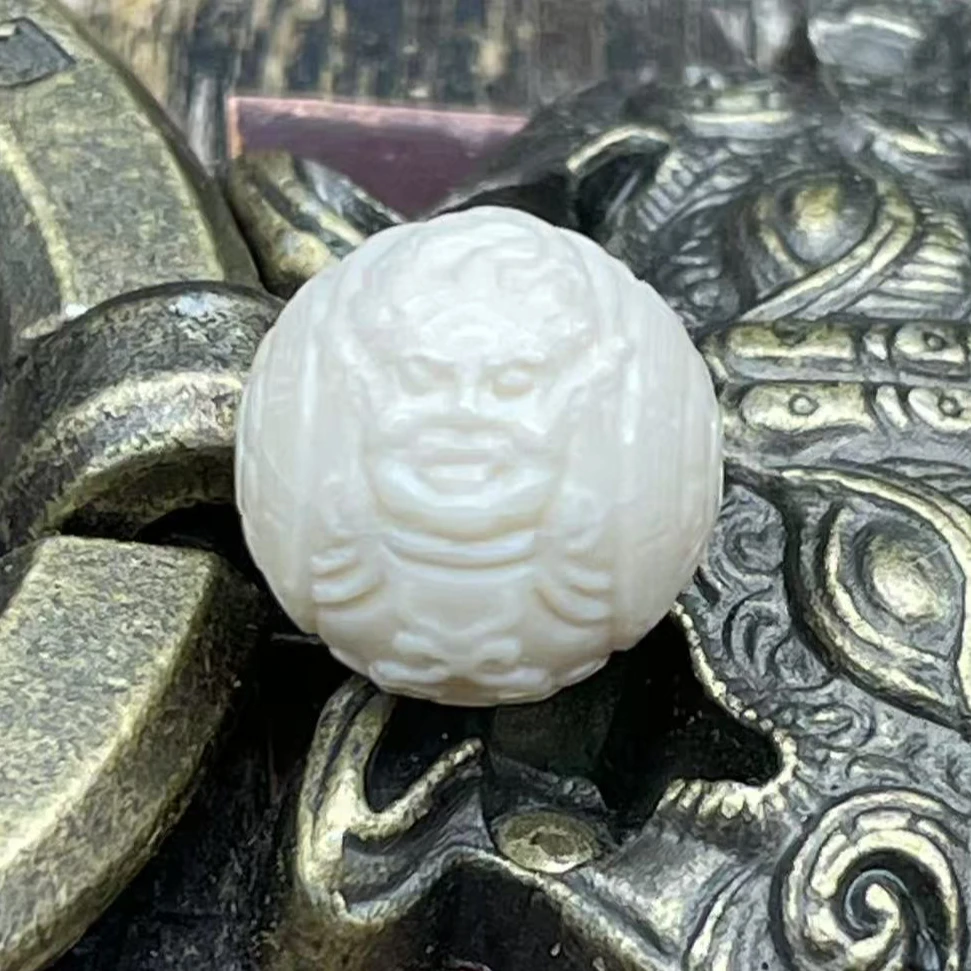80508精品猛犸象牙12MM左右大黑天配珠配饰（发其一）