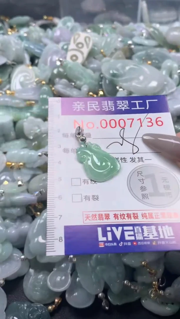 颈饰未镶嵌翡翠7136