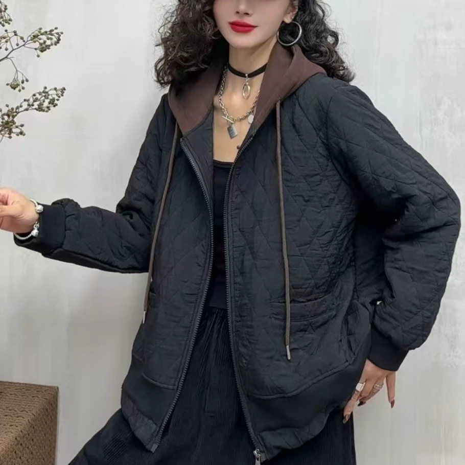 17369新款秋冬加厚休闲减龄宽松显瘦特价款棉服