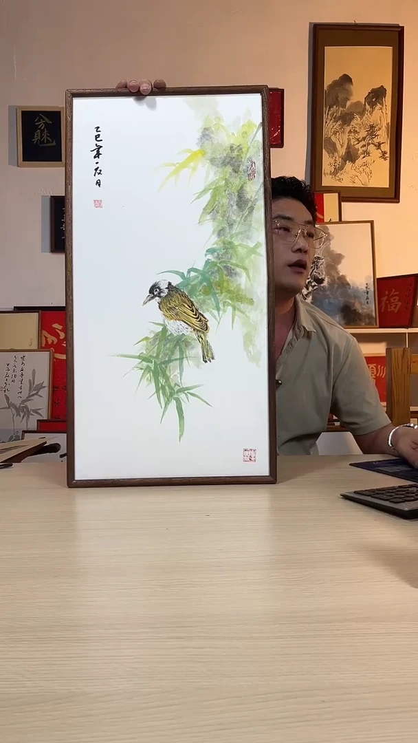 书法书法手写手绘摆台挂件