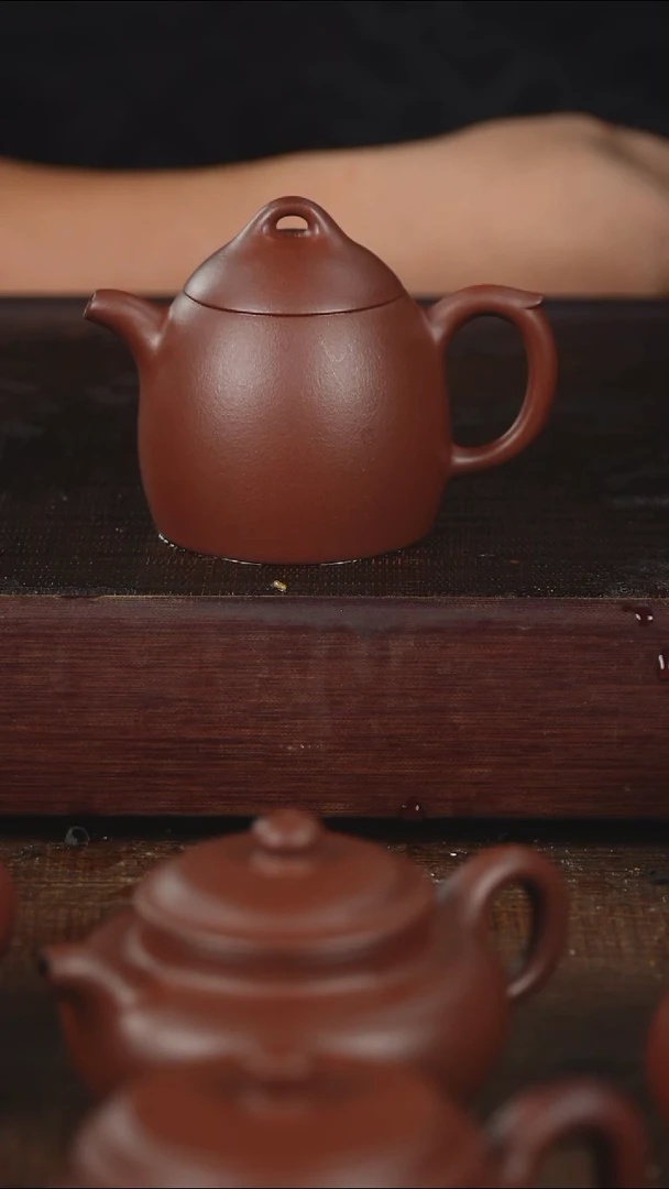 茶壶紫砂170cc红皮龙秦权