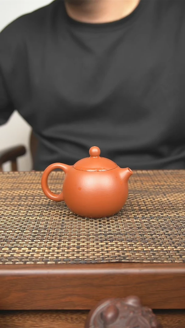 茶壶紫砂宜兴紫砂壶精工半手所见即所得红泥西施120cc