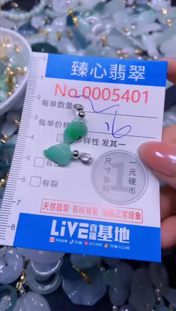 吊坠(不含链)未镶嵌翡翠5401