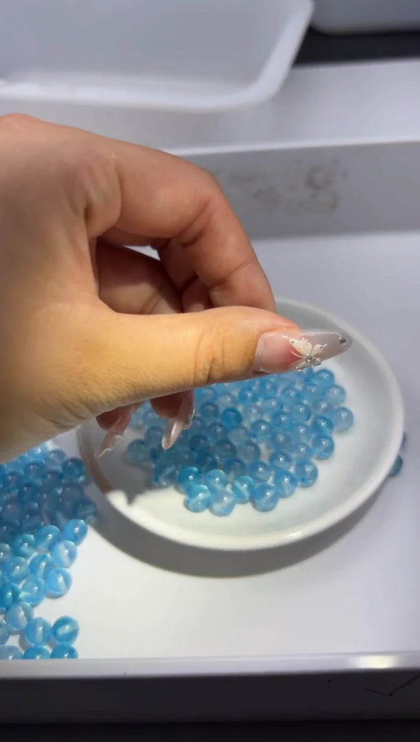 未镶嵌颈饰红宝石x624海蓝宝宝石8mm*2个