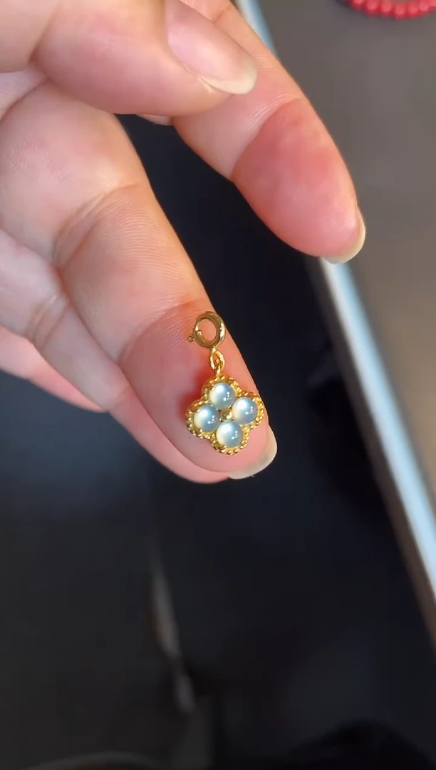 吊坠(不含链)银S925镶嵌翡翠1