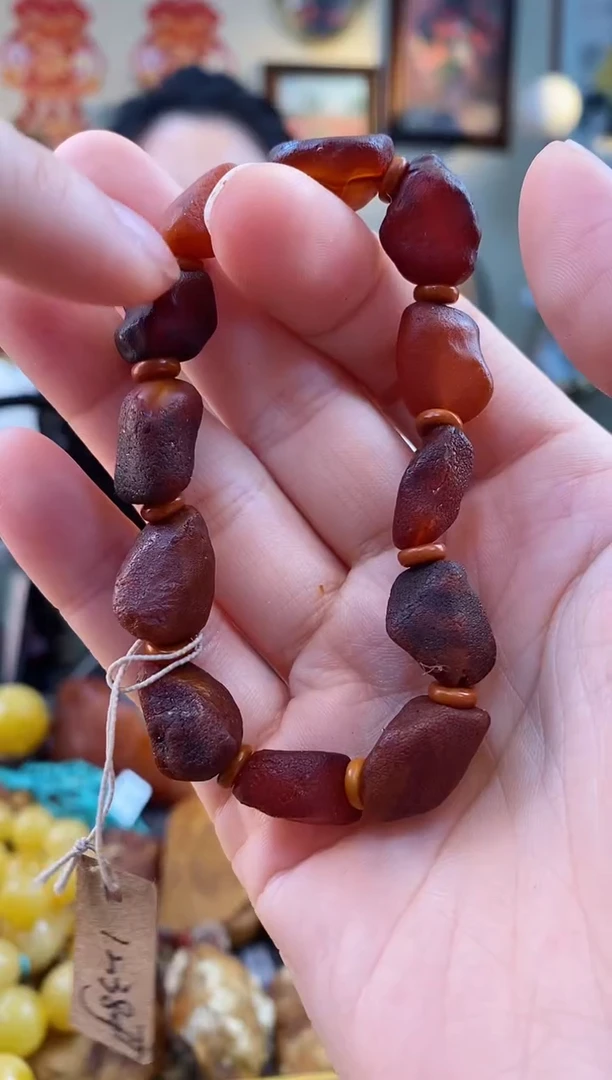 【闪购商品】琥珀手串未镶嵌手串
