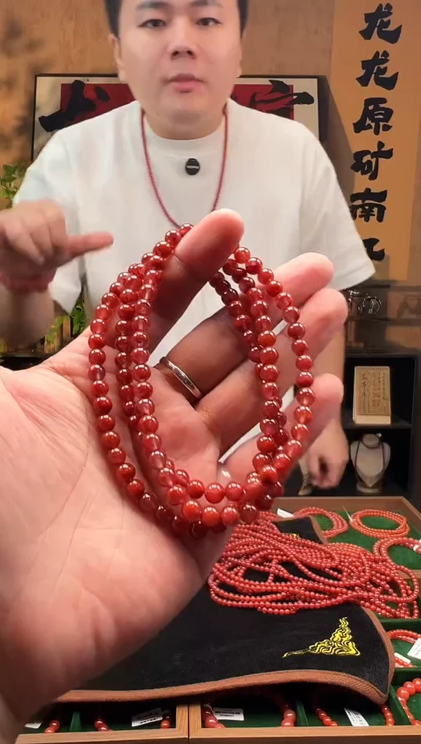 未镶嵌手链南红玛瑙瓦西南红6m/lli多样性发货