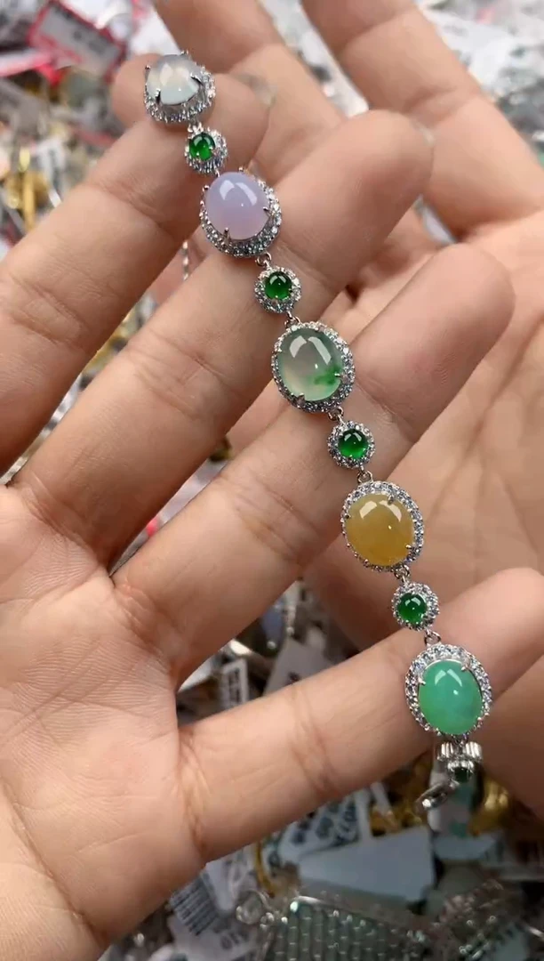 银S925镶嵌戒指翡翠999-----4