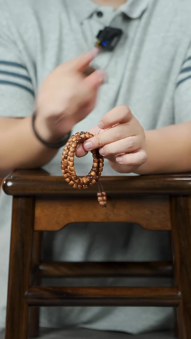 柏木（崖柏）手串/手链陈化黑油料7*8精工直切多圈