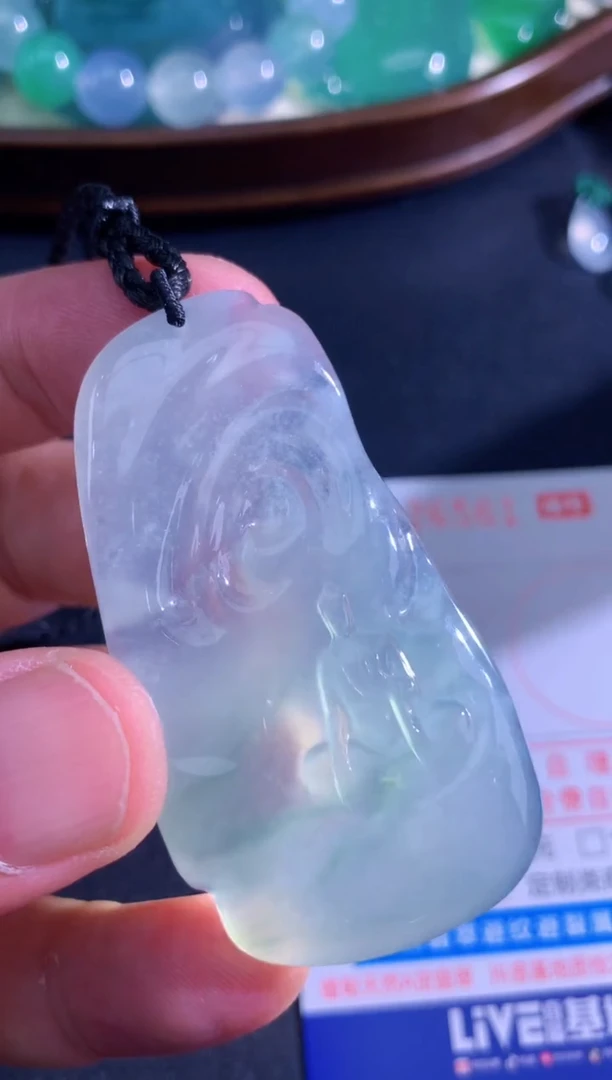 颈饰未镶嵌翡翠天然A货翡翠