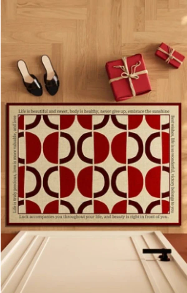 S45【40**50cm俩件装】家用硅藻泥软垫浴室门垫卫生间吸水防滑地