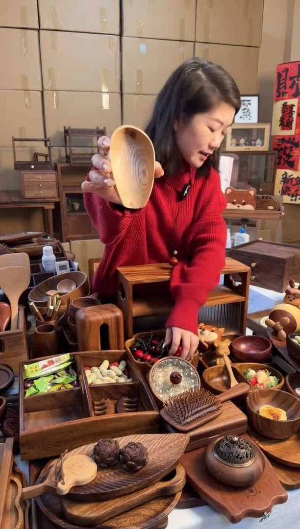 【闪购商品】白蜡木整木一体制作茶则