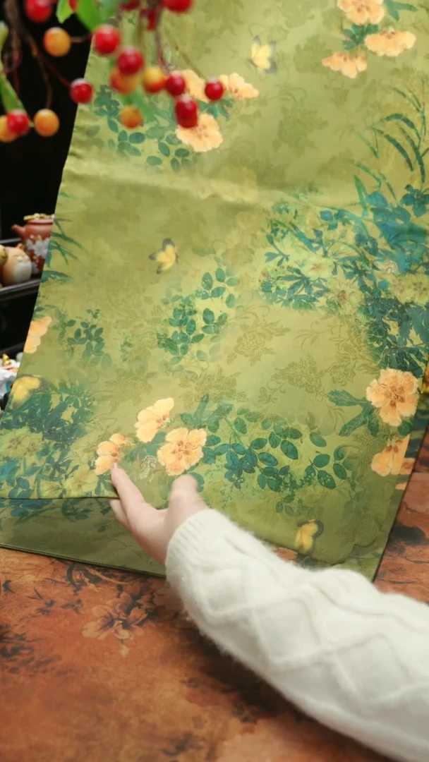 【闪购商品】68*36春颜缎面防水茶席