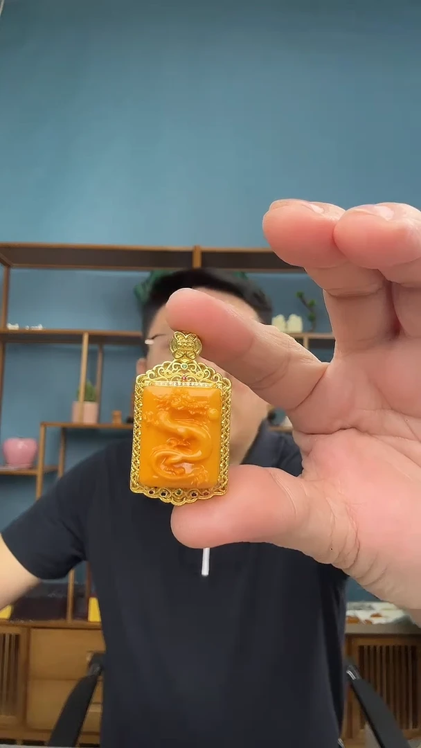 裸石琥珀未镶嵌26（有瑕介意勿拍）