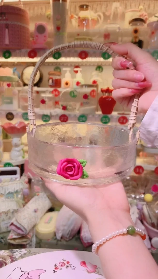 玫瑰花水果提篮——手工制作品质好！