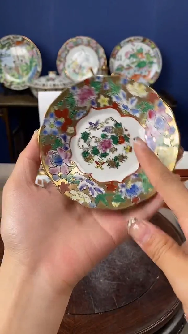 瓷片微瑕景德镇窑厂瓷摆件单件