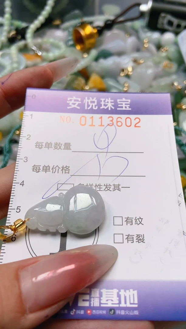 【闪购商品】翡翠颈饰未镶嵌闪购0113602多样性发其一