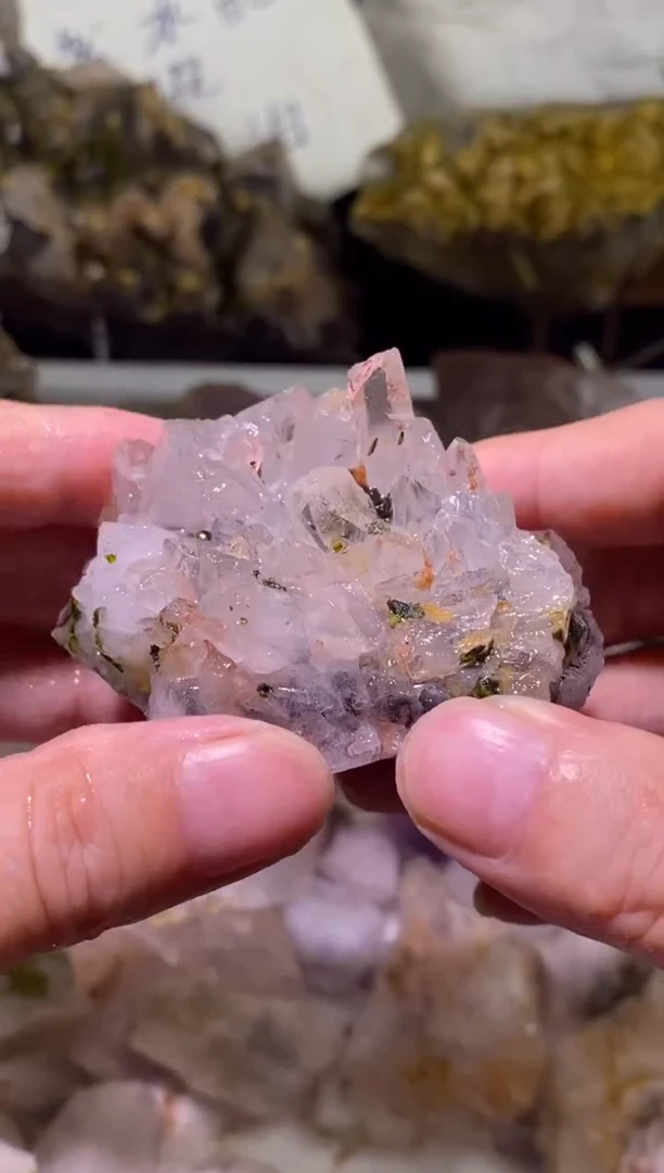 未镶嵌珠宝半成品水晶63号四川美姑超七花园水晶