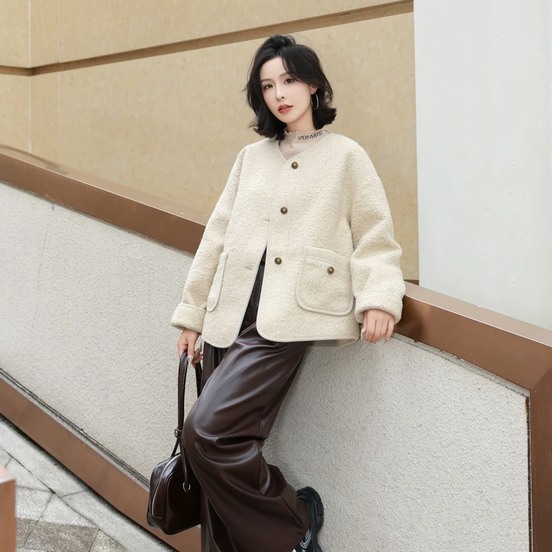 王姐专属-2024冬季新品皮毛一体羽绒服【尺D-291】