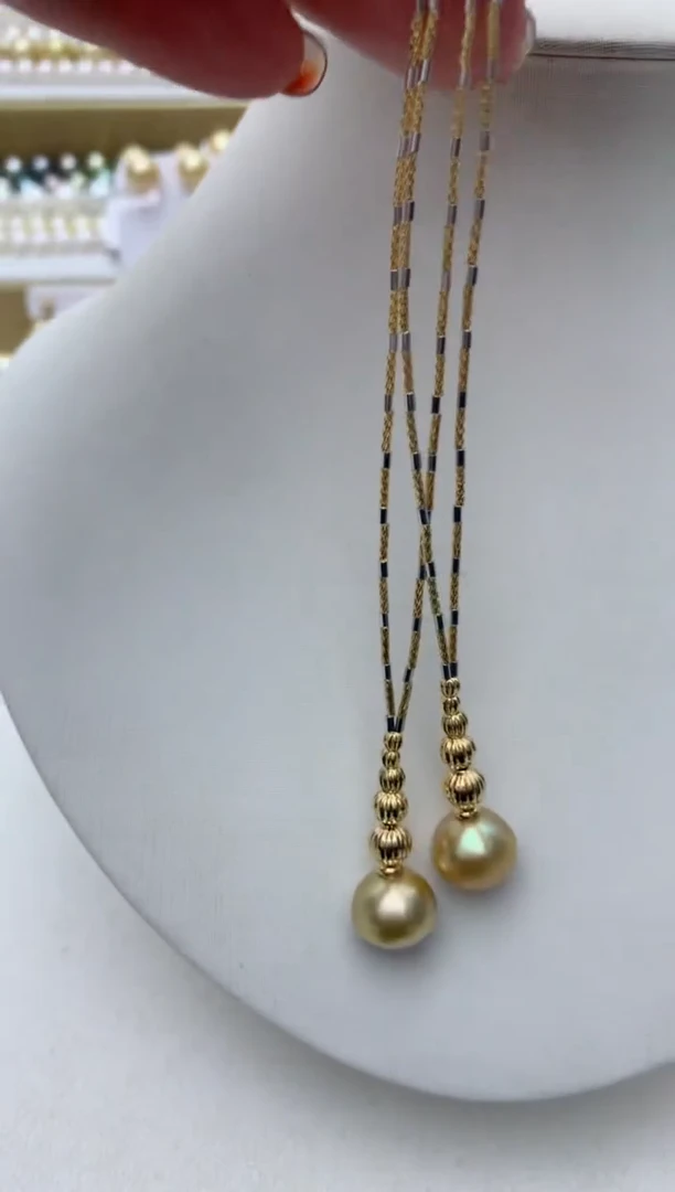 【闪购商品】海水珍珠项链银S925镶嵌e11 多样性发其一