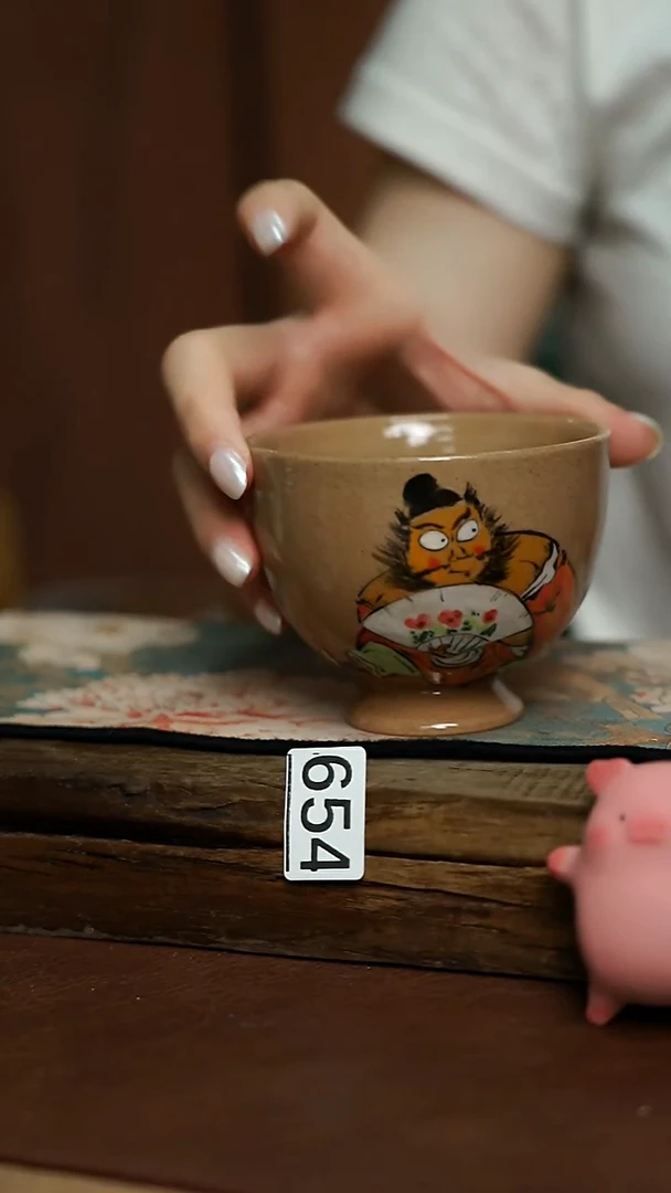 钟馗 福禄手握杯