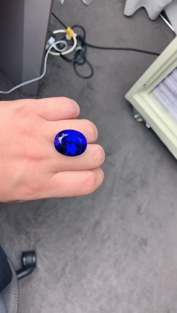 裸石未镶嵌坦桑石50ct 坦桑石